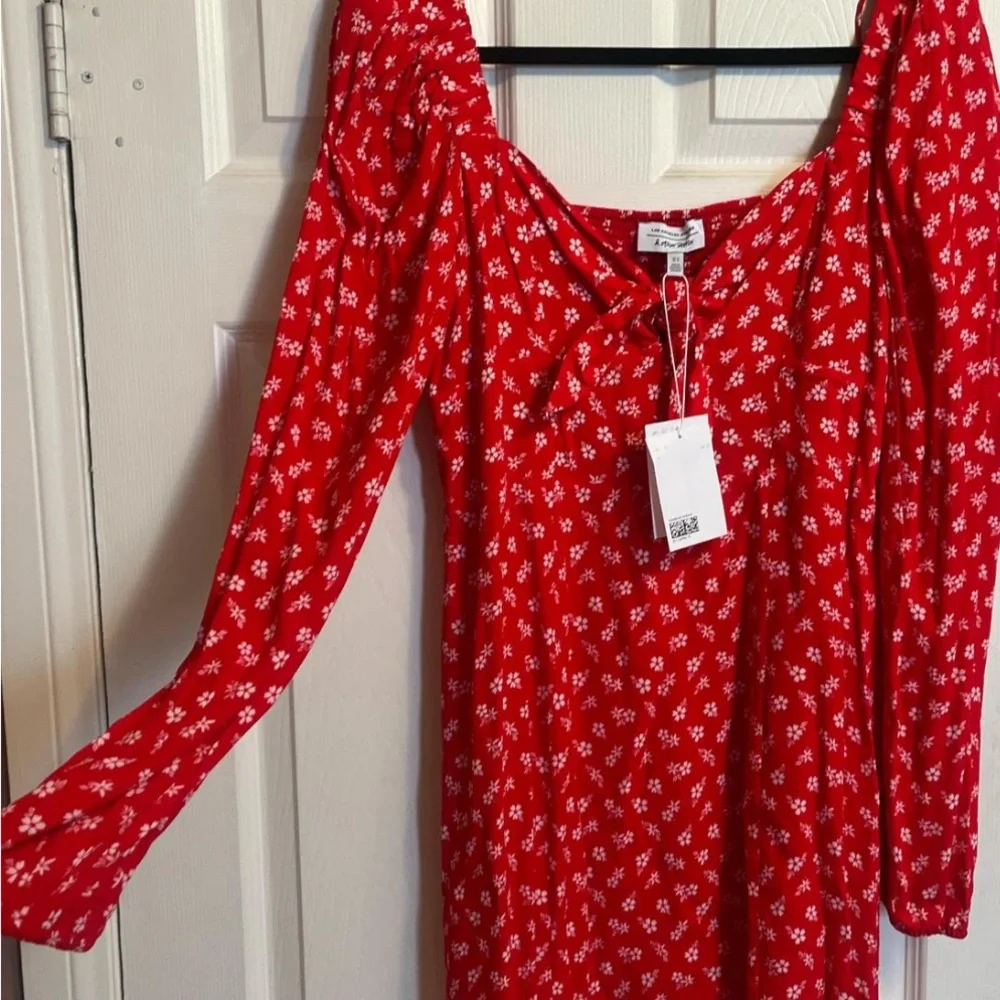 & Other Stories Floral Mini Dress - Picture 2 of 3